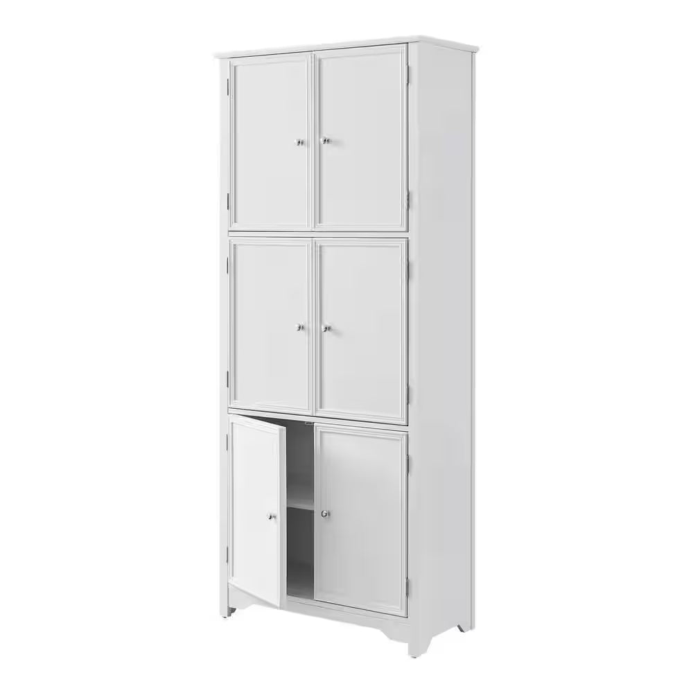 Bradstone White 6 Door Storage Cabinet