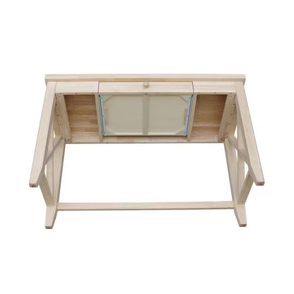 Unfinished Solid Wood 48 In. W Hampton Writing Desk