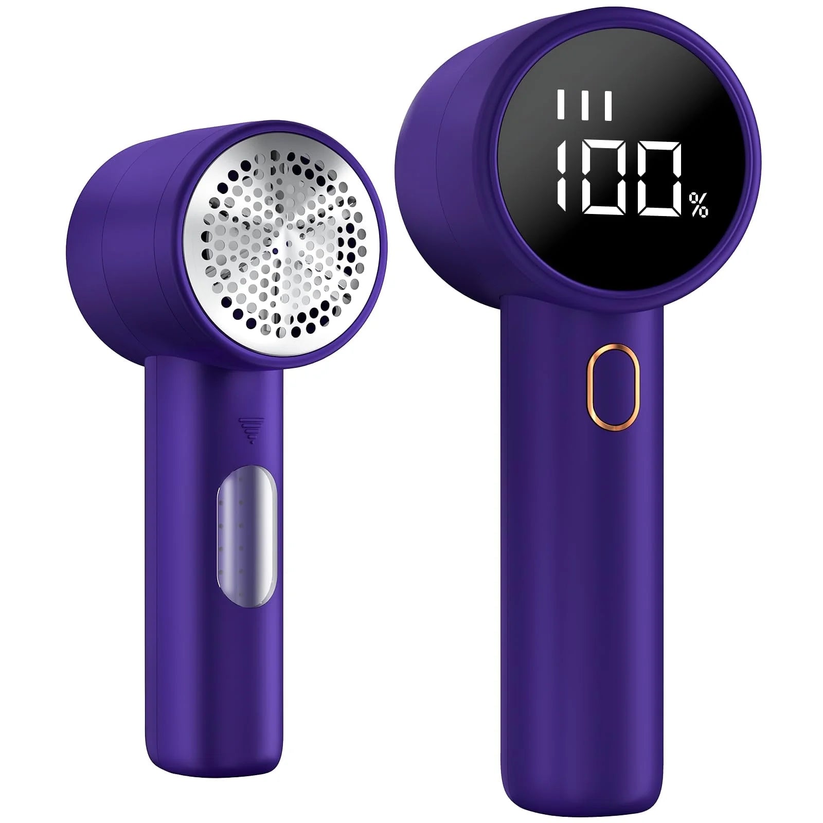 Fabric Shaver, Lint Remover Rechargeable, Electric Portable Sweater Defuzzer with 3 Speeds, 6 Leaf Blades, Digital LED Display to Remove Pilling for Clothes, Furniture, Sweater, Couch,Blanket