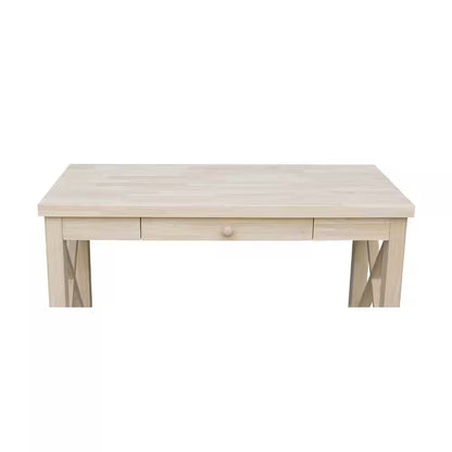 Unfinished Solid Wood 48 In. W Hampton Writing Desk