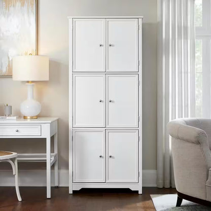 Bradstone White 6 Door Storage Cabinet
