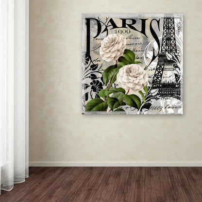14 In. X 14 In. "Paris Blanc II" by Color Bakery Printed Canvas Wall Art