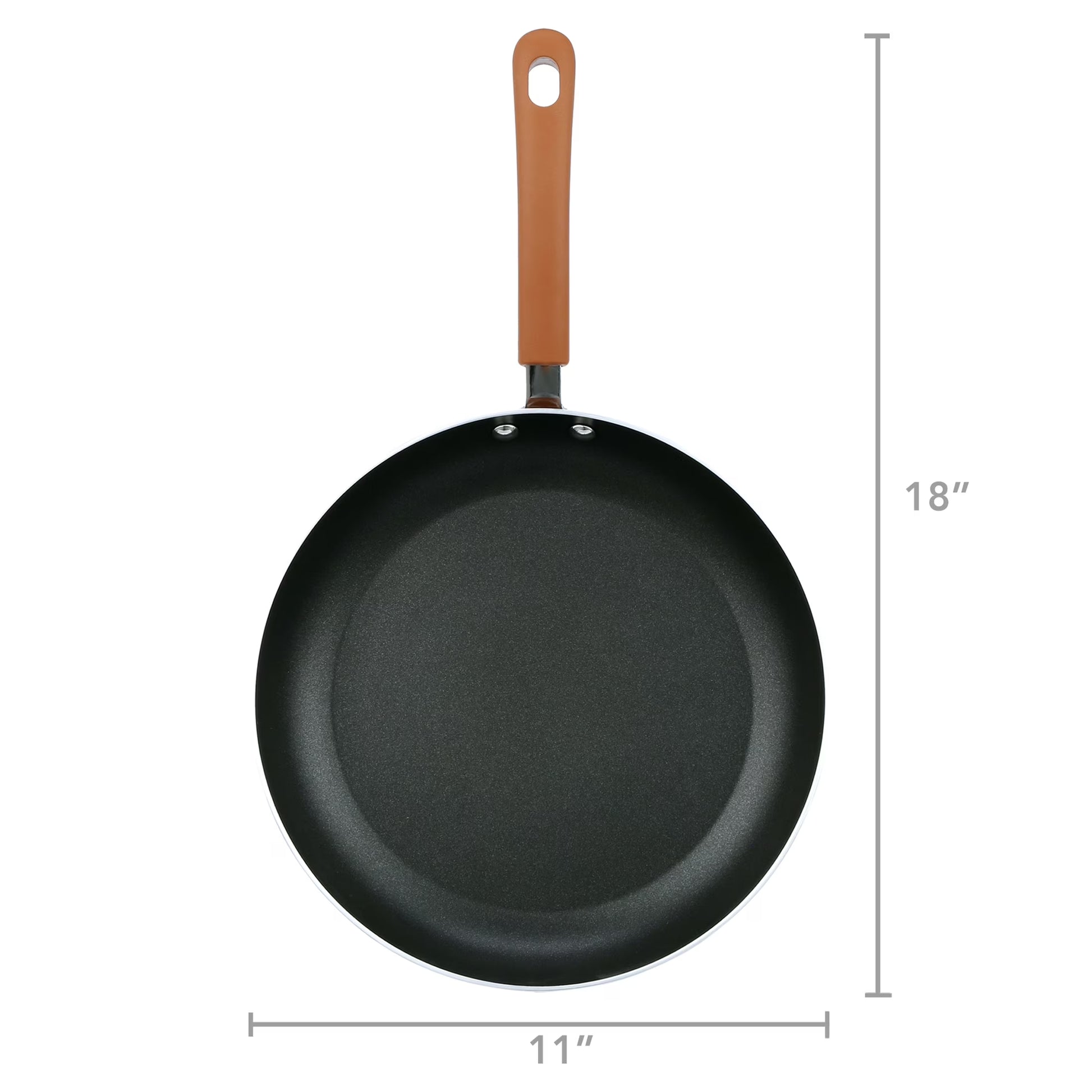 17 Piece Non-Stick Cookware Set, Pots & Pans with Foldable Knob, Space Saving, Stackable, Nylon Tools Set, Induction Base, Brown